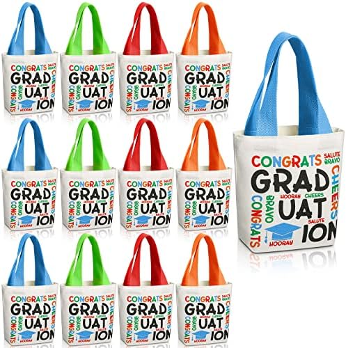 12 PCs Graduação do jardim de infância TODAS DE GRATUÇÃO DE GRATUÇÃO DE GRATUÇÃO SACOS SACOS REUSIVAIS DE GRATUÇÃO DE GRATUÇÃO