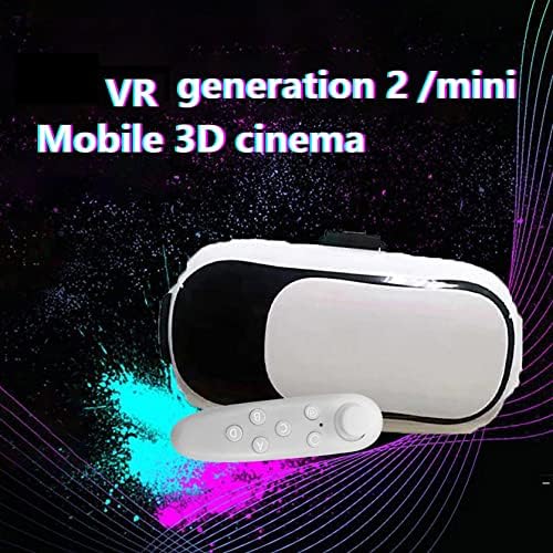 VR 3D óculos com identificação de jogo inteligente e conexão Bluetooth sem fio para Android/iOS/PC - mergulhe em uma experiência