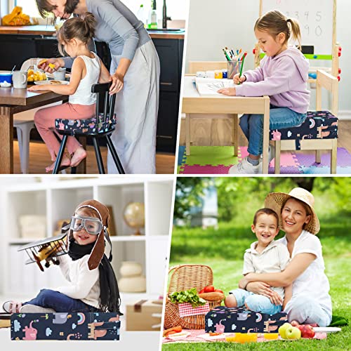 Apertação de reforço para criança para mesa de jantar, cadeira de reforço portátil de suporte portátil de suporte