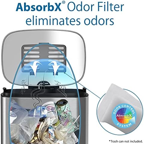 Kit de remoção de odor ABERSUBX ITOUCH com desodorizante substituível, bata nos filtros de carbono ativados de desodorizante