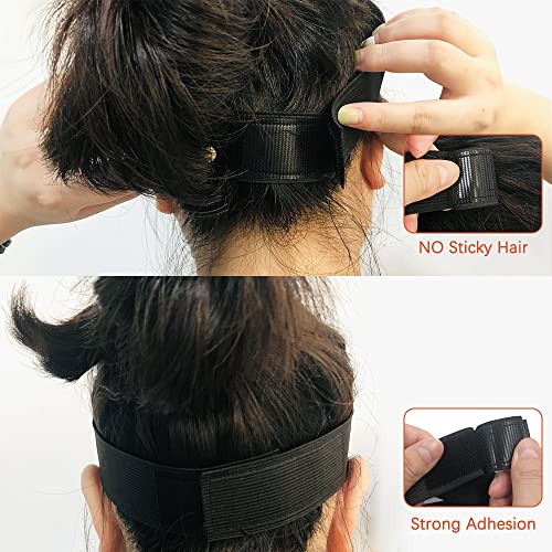 4 PCs elástica banda para perucas, lyflux ajuste de fusão de renda elástica ajustável para bordas de peruca, banda elástica de peruca