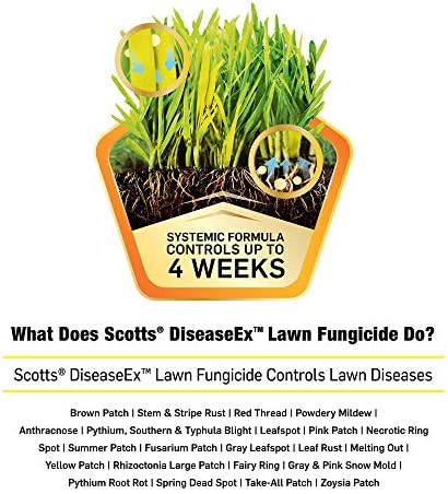 Scotts Doentex Lawn Fungicide - Controle de fungos, atuação rápida, trata até 5.000 pés quadrados, 10 lb.