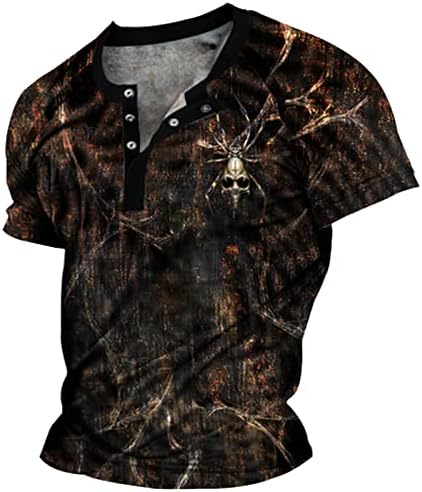 Xiloccer mens de manga curta casual camisetas cool button up camisetas da moda para homens camisetas fit slims masculinas