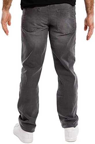 Kenneth Cole Mens Jeans Slim Fit and Athletic Fit - Jeans de alongamento para homens - jeans de 5 bolsos para homens
