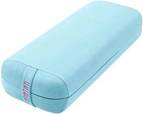 A meditação de travesseiro de Yoga Bolster de Yoga reforça a almofada retangular de suporte com cobertura de veludo para a