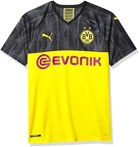 PUMA Mens Borussia Dortmund Réplica licenciada Jersey 2019-2020, médio, terceiro