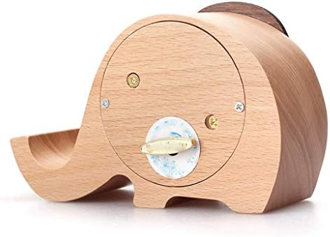 XJJZS Mini Toy Mini - Teaser para adultos e crianças, brinquedos de madeira - caixa de música de madeira