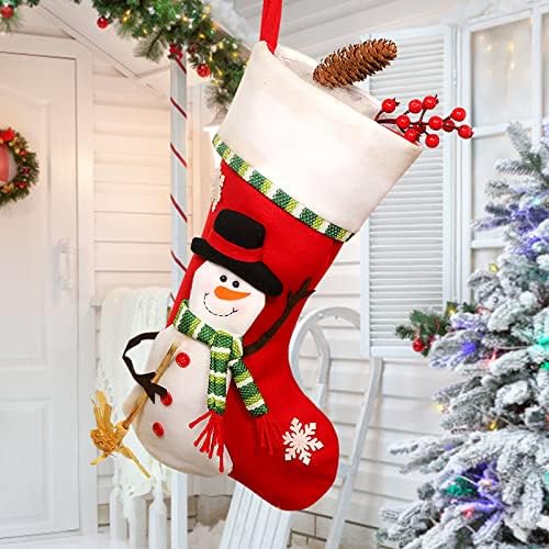 Mostrar ornamento Big Skockings Candy Socks Decorações de Natal Decorações de festa de Natal em casa Garland decorativa para casa com luzes