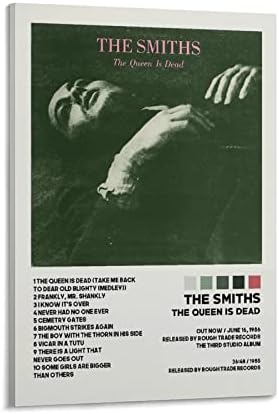 The Smiths the Queen Is Dead Album Cover Poster Canvas Art Poster e Wall Art Decor para Posters modernos do corredor da família 12x18inch