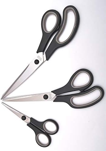 Kleiber Soft Touch Scissors Set-3 Piece Green, 27 x 19 x 2 cm