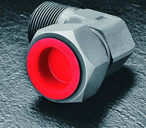 CAPLUGS 99394844 Tampa e plugue cônicos de plástico com flange largo W-13, PE-LD, Cap od 0,913 Plug ID 1.104, vermelho