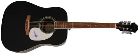 Adam Duritz assinou autógrafo em tamanho grande Gibson Epiphone Guitar Guitar A W/ James Spence Autenticação JSA Coa - Satélites,