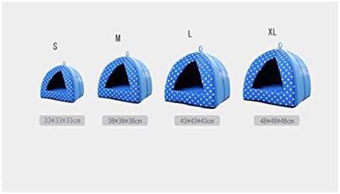 Sjydq Dog Tentpet Bed Self Warming Removable Cushion Cobra de duas maneiras de conversão média e grande