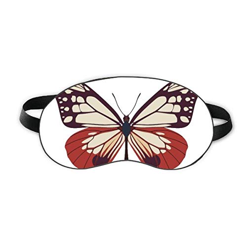 Amostra de borboleta em rosa pálido e vermelho escudo do sono