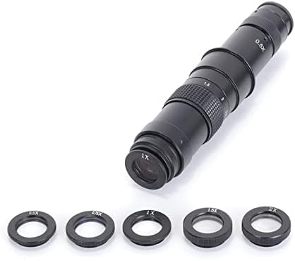 Acessórios para microscópio 0,5x 0,75x 1x 1,5x 2x Microscópio Industrial Câmera Lente Objetiva Para Câmera de Microscópio 180x