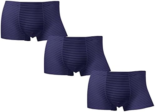 BMISEGM GRANDE E MOLHO RECIMENTO DE RECULHADO PARA MAN HOMENS 3 Peças Sexy Brief Summer Summer fino fino transparente boxeadores