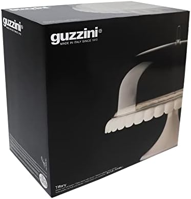 Guzzini, pequeno suporte de bolo com cúpula tiffany, Ø30 x h27 cm