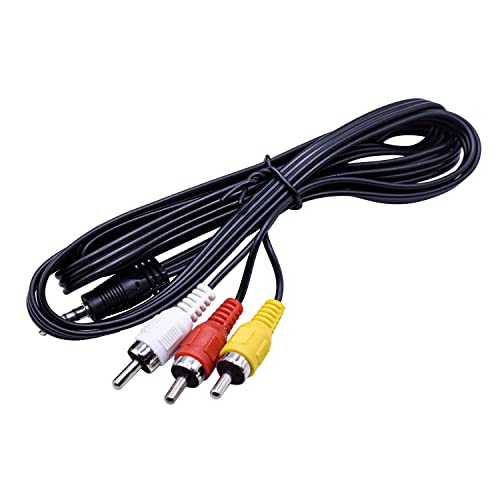 HQRP AV Audio Video Cable/cordão compatível com Canon Elura 90, FS10, FS100, FS11, FS20, FS200