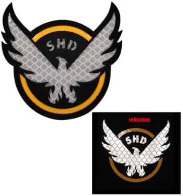 SHD O agente da divisão agente tático braçadeira de Ir Patches Badges Moral Tactics Military IR Patch & Loop na parte de trás