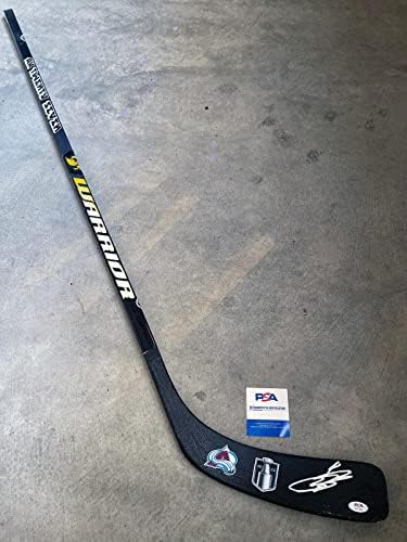 Bowen Byram Colorado Avalanche Stanley Cup 22 Stick Stick Stick W/PSA COA - Sticks NHL autografados