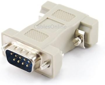 Cablesonline DB9 Male para HD15 VGA Feminino Multisync Video Adaptador
