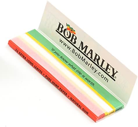 Papel de rolamento de Bob Marley King 110 mm de cânhamo puro