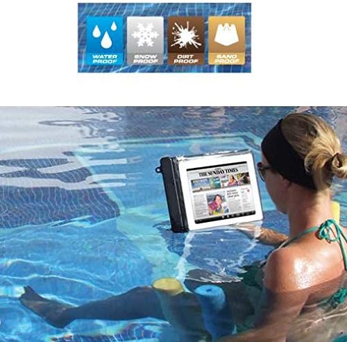 Capa à prova d'água Bolsa subaquática Tampa flutuante de tela de toque compatível com Samsung Galaxy Tab attive Pro - Galaxy Tab