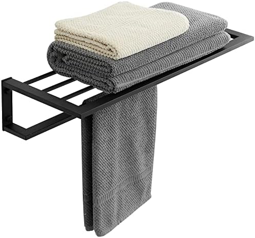Home vAacious 24 polegadas Toalhas de banheiro com toalhas de toalha única Toalha quadrada Prata