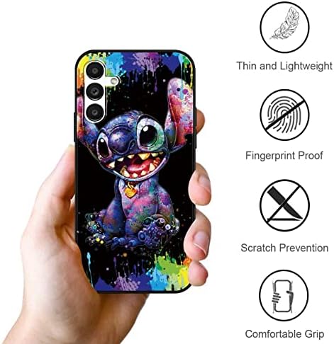 [2 pacote] Caso fofo para o caso Samsung Galaxy S23 5G, casos de telefone estéticos estéticos de desenhos animados de Kawaii,