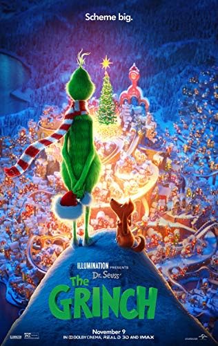 The Grinch 11 X17 D/s Pôster promocional original 2018 Benedict Cumberbatch Dr. Seuss
