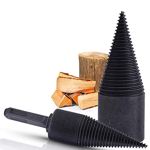 Drill Split Cone Dezirzjjx 145x31mm Firewood Cone Driver Punch Driver Drill Bit Bit Tool - Shank redondo*