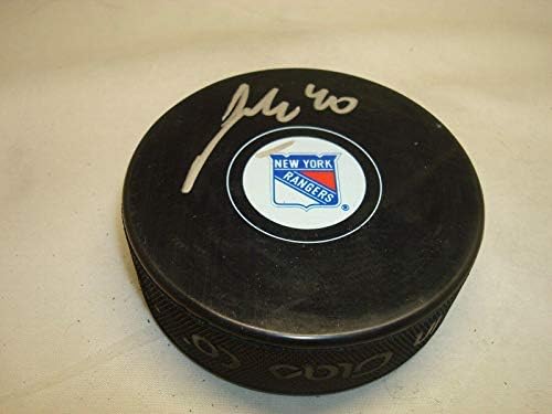 Michael Grabner contratou o hóquei do New York Rangers autografado 1a - Pucks autografados da NHL