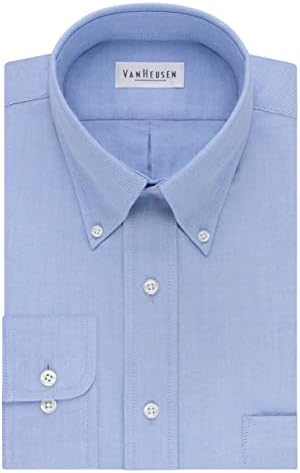 Van Heusen Men's Dress Shirt Fit Regular Oxford Solid