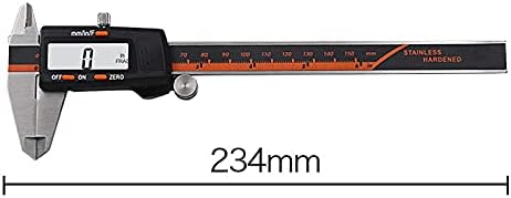 PALIPERAÇÃO VERNIER XWWDP 6 polegadas LCD Digital 0-150mm Micrômetro de medição de medição de alta precisão de alta precisão Micrômetro de aço inoxidável Instrumento de medição