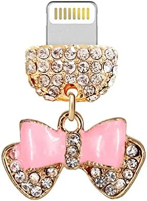 Elise e Fonda Cp399 Porta de carregamento USB CRISTAL ANTI -PULHO PULHO PELO DE PODO LOZE CHARM DE TOPO DE PROJO PARA iPhone 13/11/11/xs max/xr/x/8 Plus/7/6s/8/se ipad iPod