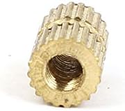 Aexit m3x10mm pregos de 5 mm, parafusos e prendedores od bronze bronze inserido porca e parafusos de polegares de bronze 50pcs