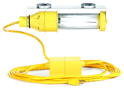 Woodhead 1083-3mm Luz da máquina, dever industrial, lâmpada fluorescente, suporte de suporte magnético, lâmpada de 13W, NEMA