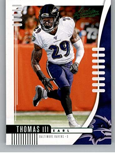 2019 panini verde absoluto #15 Earl Thomas III Baltimore Ravens NFL Football Trading Card