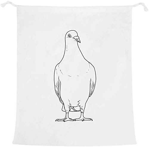 Azeeda 'Standing Pigeon' Laundry/Lavagem/Bolsa de Armazenamento