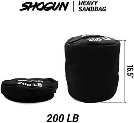 Shogun Sports Training Sandbag, treinos para serviços pesados ​​para treinamento pesado, condicionamento físico, condicionamento militar,