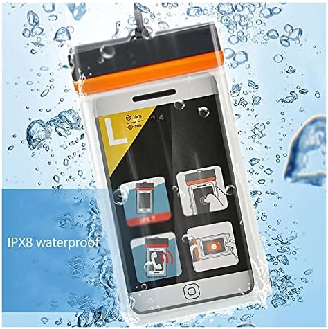 Bolsa de telefonia à prova d'água do telefone celular HXR 2 PCS Bolsa de telefone à prova d'água com bolsa de laninho