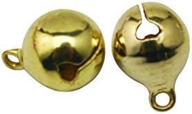 Amanaote cobre dourado 0,45 polegadas Pet Dog Cat Bell Pétal