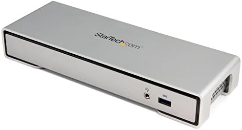 Startech.com Thunderbolt 2 Dock - 4K - Laptop Docking Station - Thunderbolt para HDMI / USB 3.0 / Gigabit Ethernet / Esata, Silver