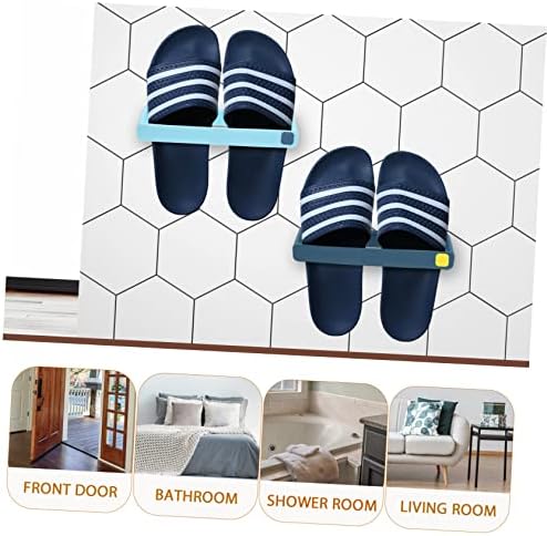 Doitool 4pcs montado na parede Slipper Rack Sapra de sapato Rack Shoe Cubby para armário de sapatos de sapatos de entrada