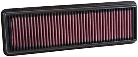 Filtro de ar do motor K&N: Aumente a potência e aceleração, lavável, premium, filtro de ar de substituição: compatível