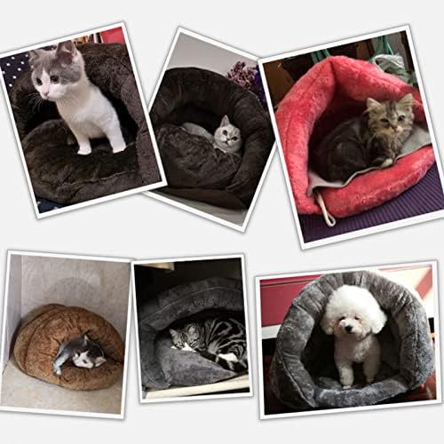 Lüzhong Cat Tent Cave Bed e jogo de gato pendurado de gato brinquedos de mouse, cavernas de estimação premium canteiros