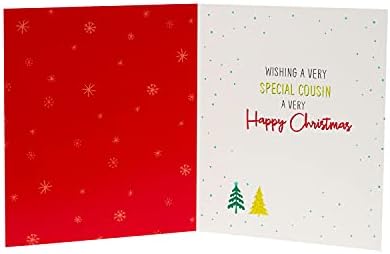 Cartão de Natal de Primo - Cartão de Natal para ela - Cartão de Natal para ele - para Cousin Happy Christmas Card