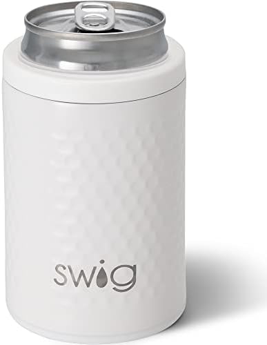 Swig Life Standard Can + Cooler de garrafa, aço inoxidável, lava -louças seguras e isoladas triplas lata de manga para latas de tamanho