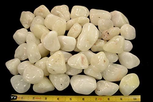 Rock Your Chakra Sulphur Quartz 1 3/4 Pedras de Rochas Polidas Minerais de Minerais Solar Chakra Cristal de Minerais