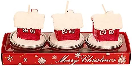 Squigly Christmas Atmosphere Candle Dinner Decoration Candlelight Home Decor forte para perfumado em casa